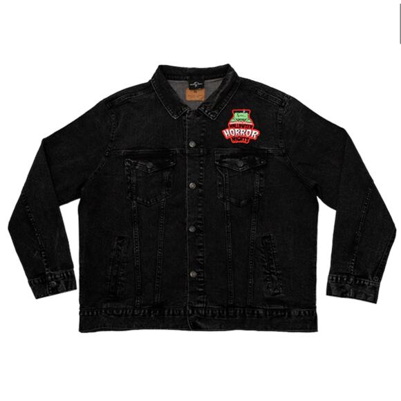 NWT Universal Studios Halloween Horror Nights 2022 Studio Screamers Jean Jacket - Picture 15 of 16